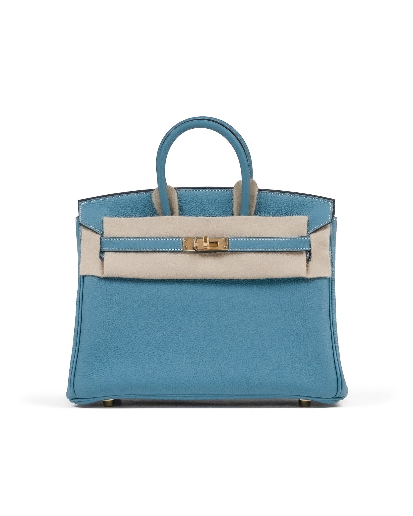 Birkin 25 Blue Jean in Togo Leather with Gold Hardware