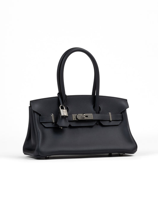 Birkin Shoulder Caban in Evercolour Leather with Palladium Hardware