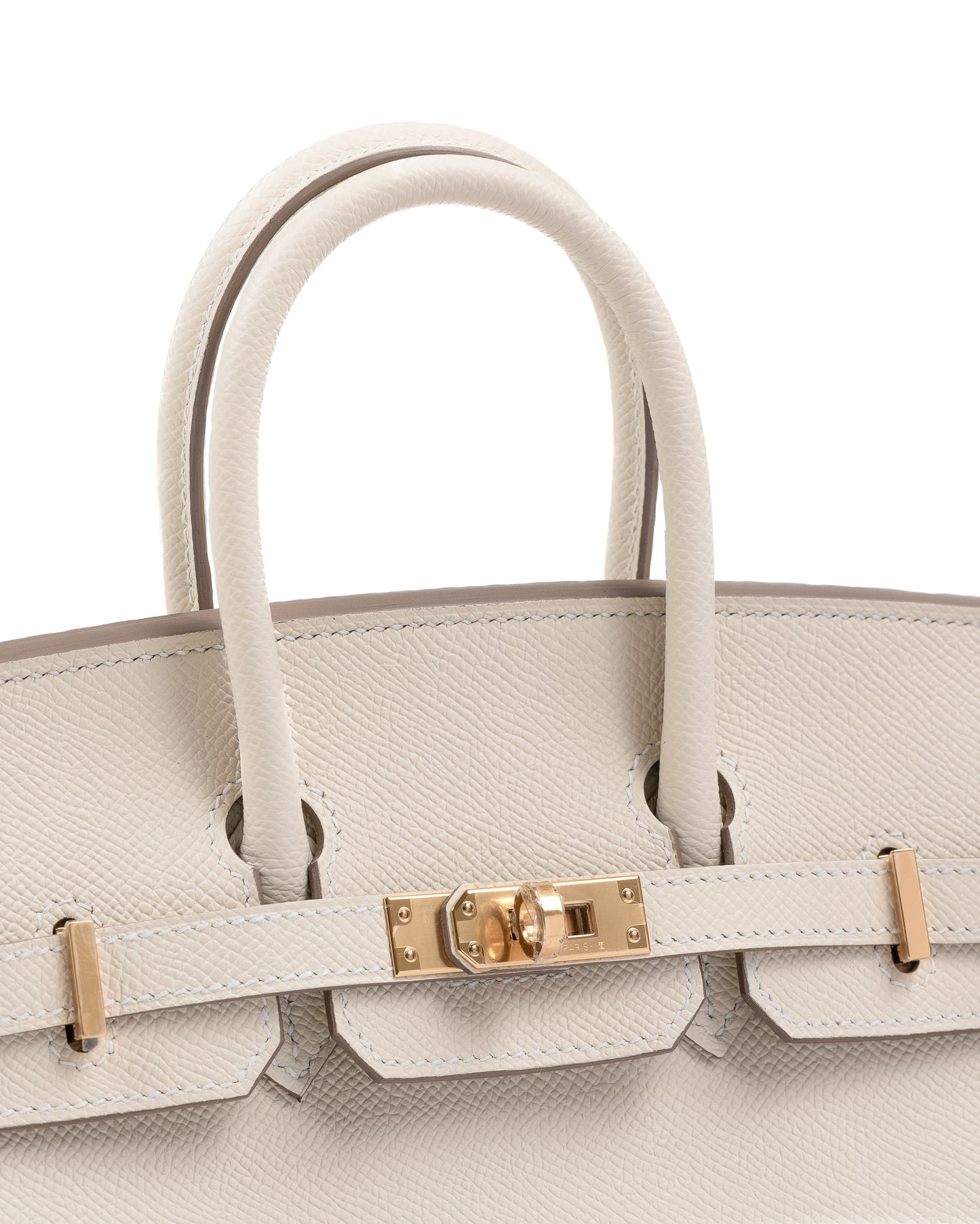 Birkin 25 Craie in Epsom Leather with Gold Hardware
