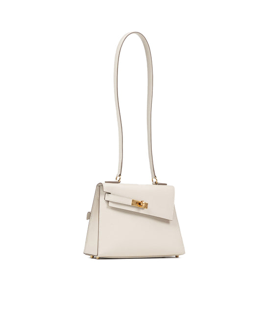 Kelly Desordre Craie in Epsom Leather with Gold Hardware