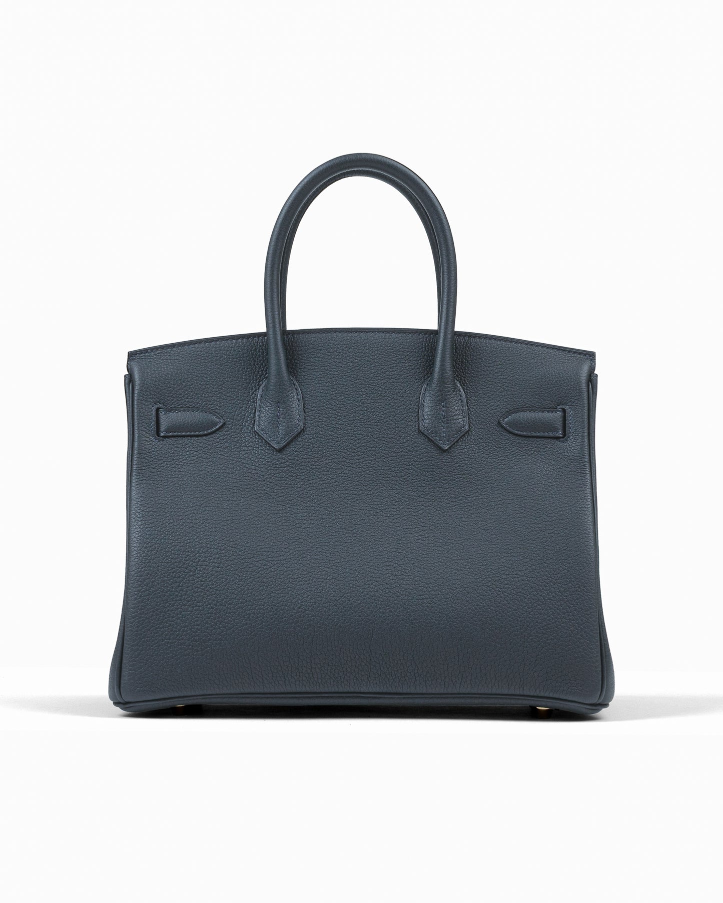 Birkin 30 HSS Gris Misty in Togo Leather Jaune De Naples Interior with Permabrass Hardware