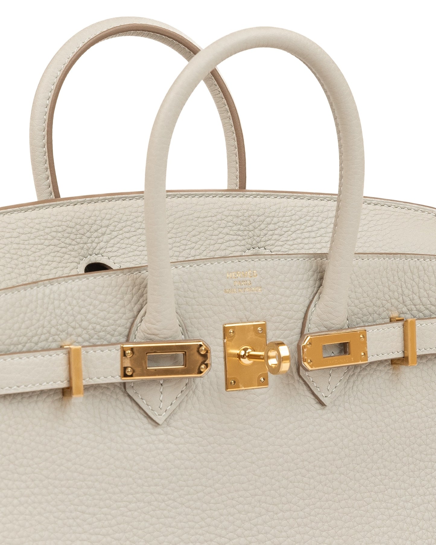 Birkin 25cm Gris Perle Togo with Gold Hardware