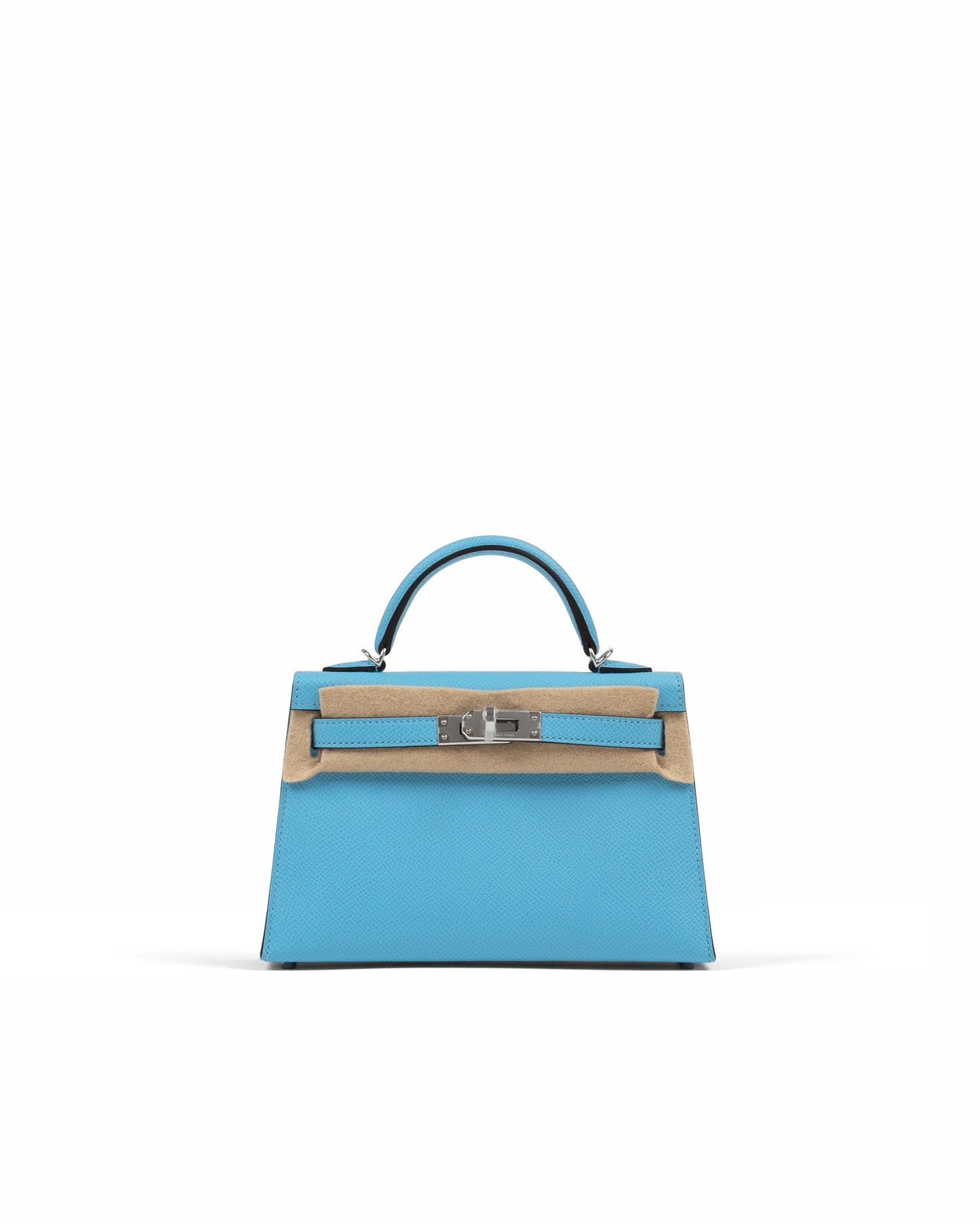 Kelly 20cm HSS in Bleu Celeste with Bleu Saphir Interior Epsom Leather, Palladium Hardware