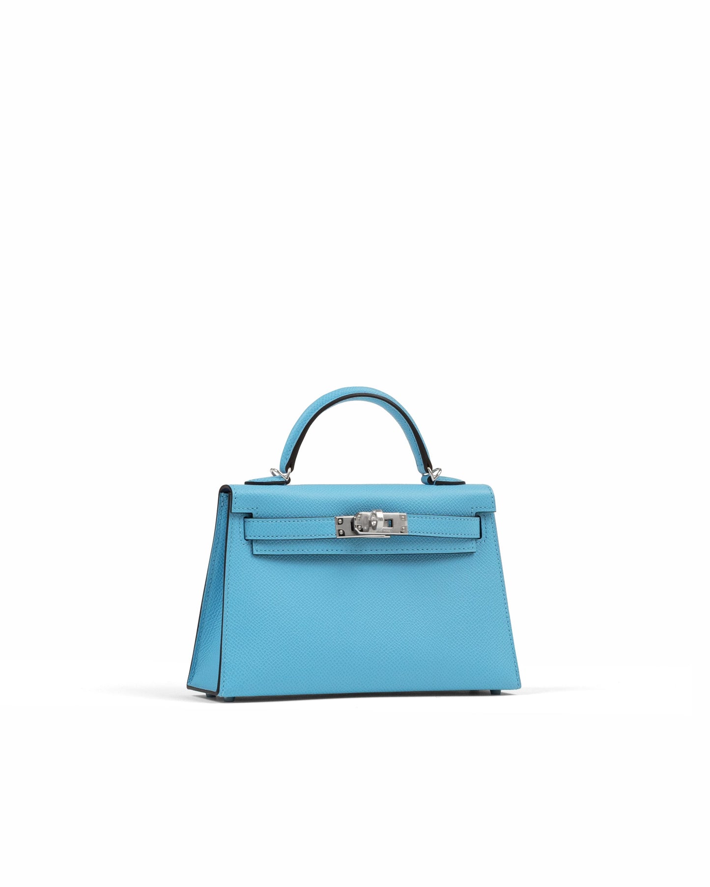 Kelly 20cm HSS in Bleu Celeste with Bleu Saphir Interior Epsom Leather, Palladium Hardware