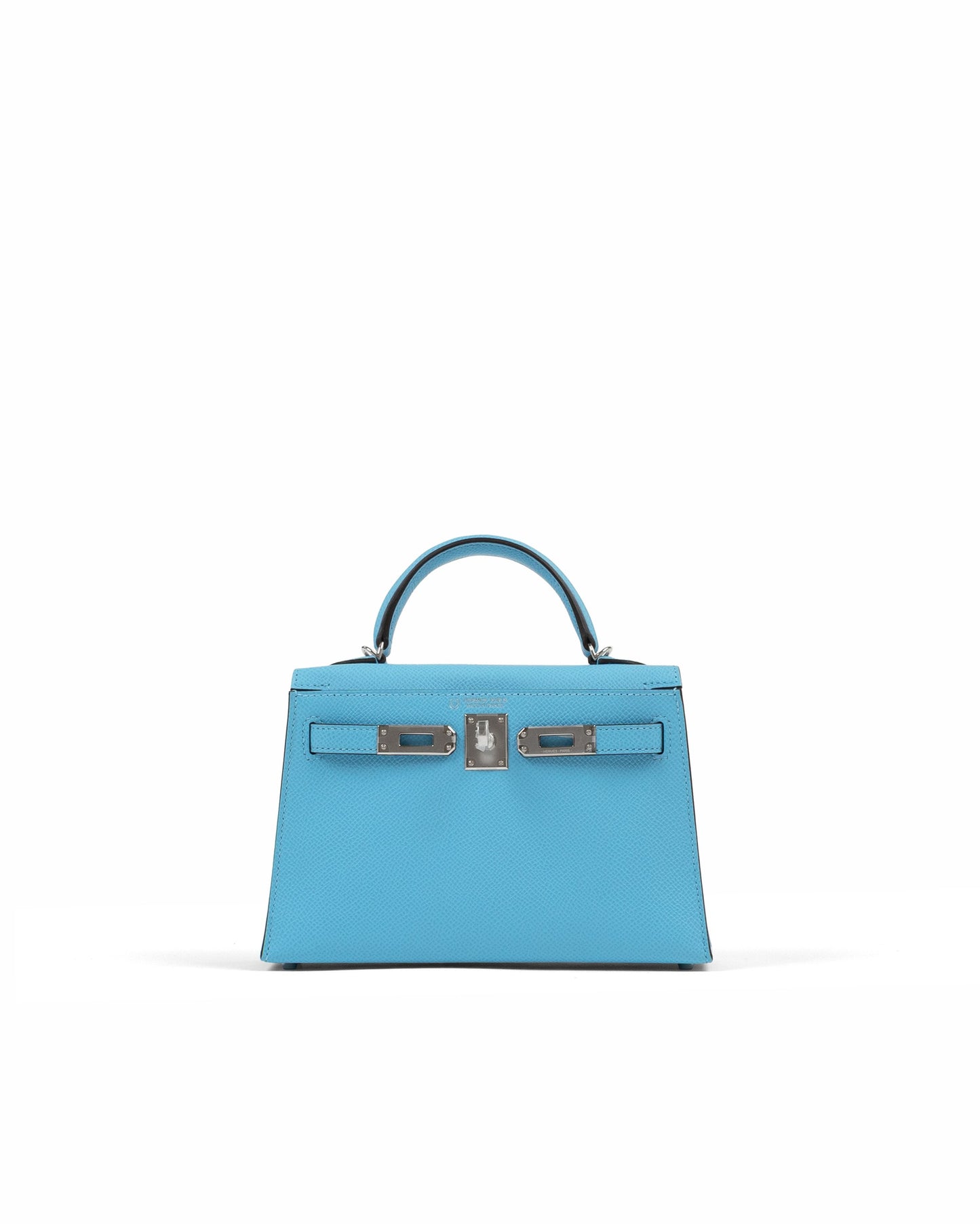 Kelly 20cm HSS in Bleu Celeste with Bleu Saphir Interior Epsom Leather, Palladium Hardware