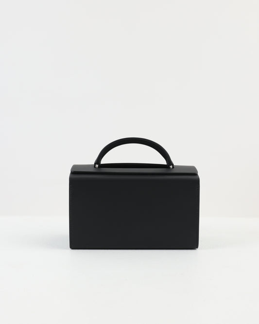 Petit H Boxbag in Hunter Cowhide & Emerald Green Shiny Alligator with Brass Hardware