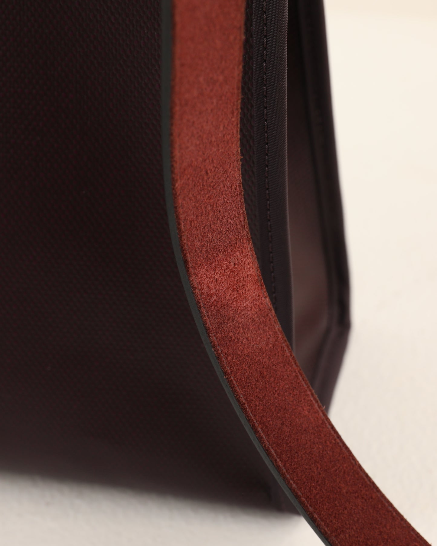 Herbag Zip 31 in Burgundy with Coated Canvas Gold Hardware