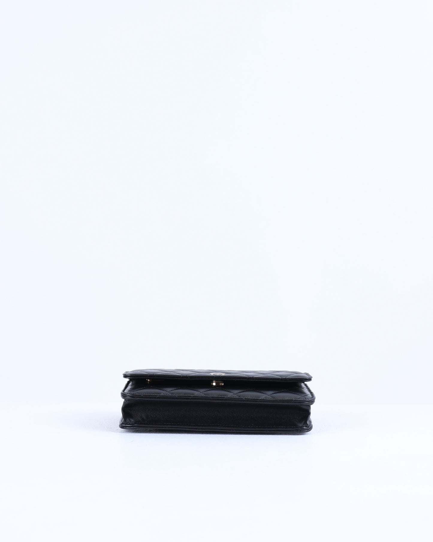 Chanel Classic Lambskin Wallet On Chain with Gold Hardware