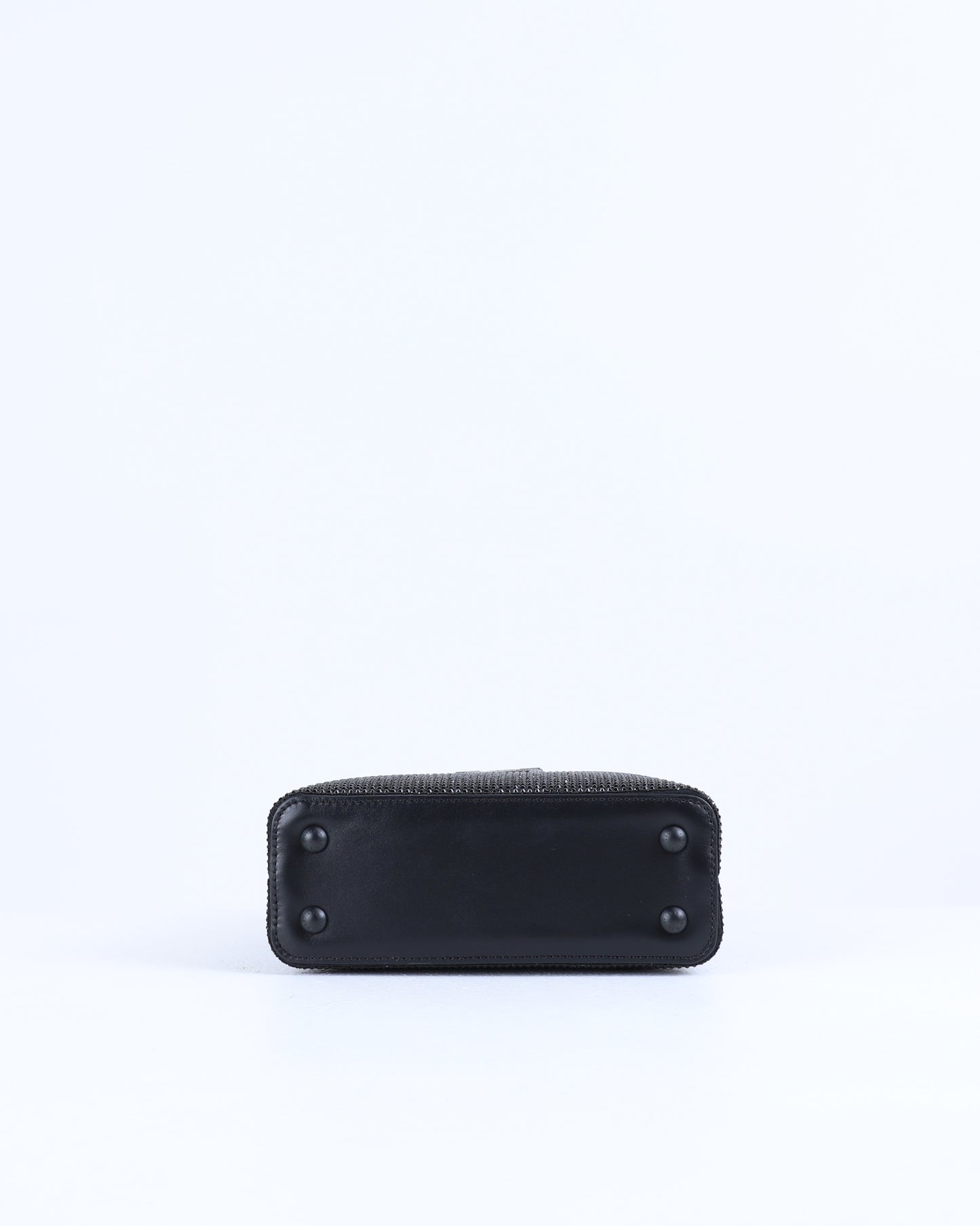 Louis Vuitton Swarovski Calfskin Mini Capucines in Black