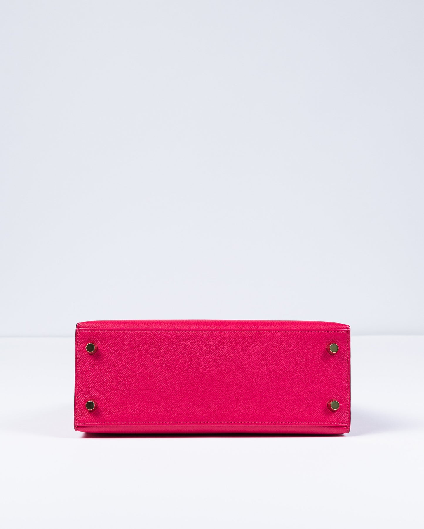 Kelly 25 Sellier Rose Extreme in Epsom leather with Gold Hardware