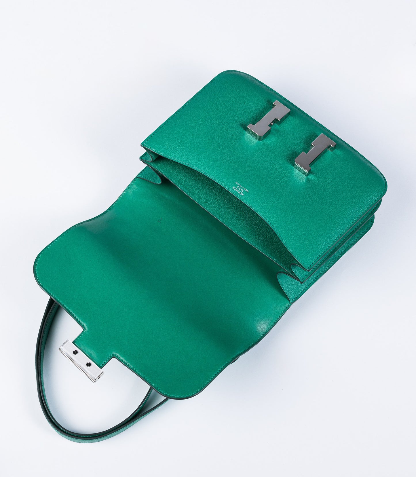 Constance 24 Vert Vertigo in Evercolour leather with Palladium Hardware