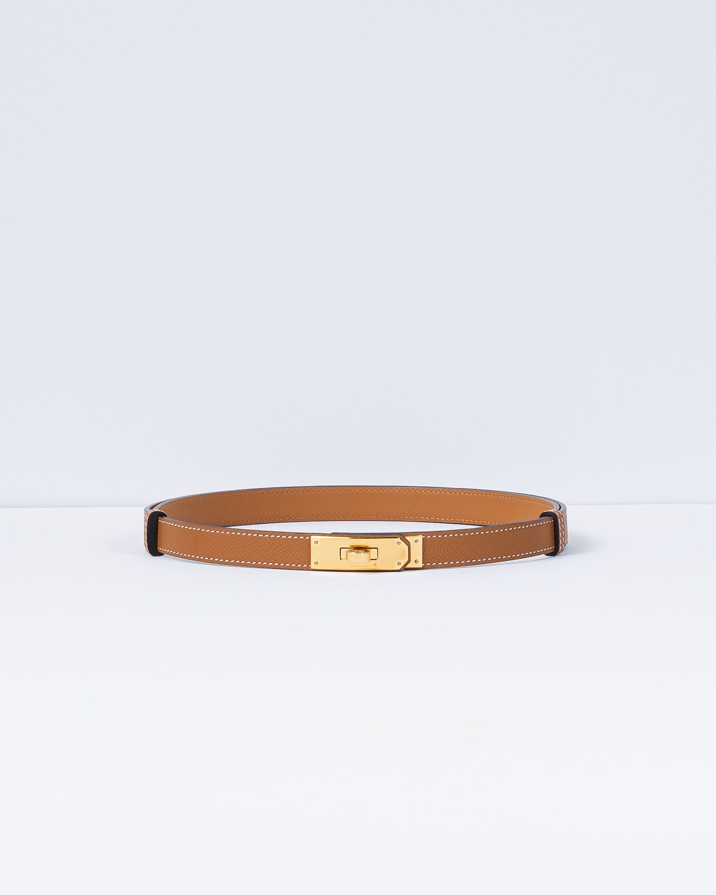 Kelly Belt Gold in Epsom leather with Gold Hardware