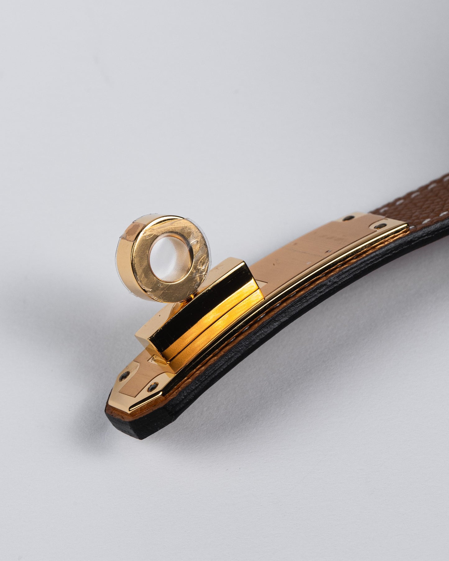 Kelly Belt Gold in Epsom leather with Gold Hardware
