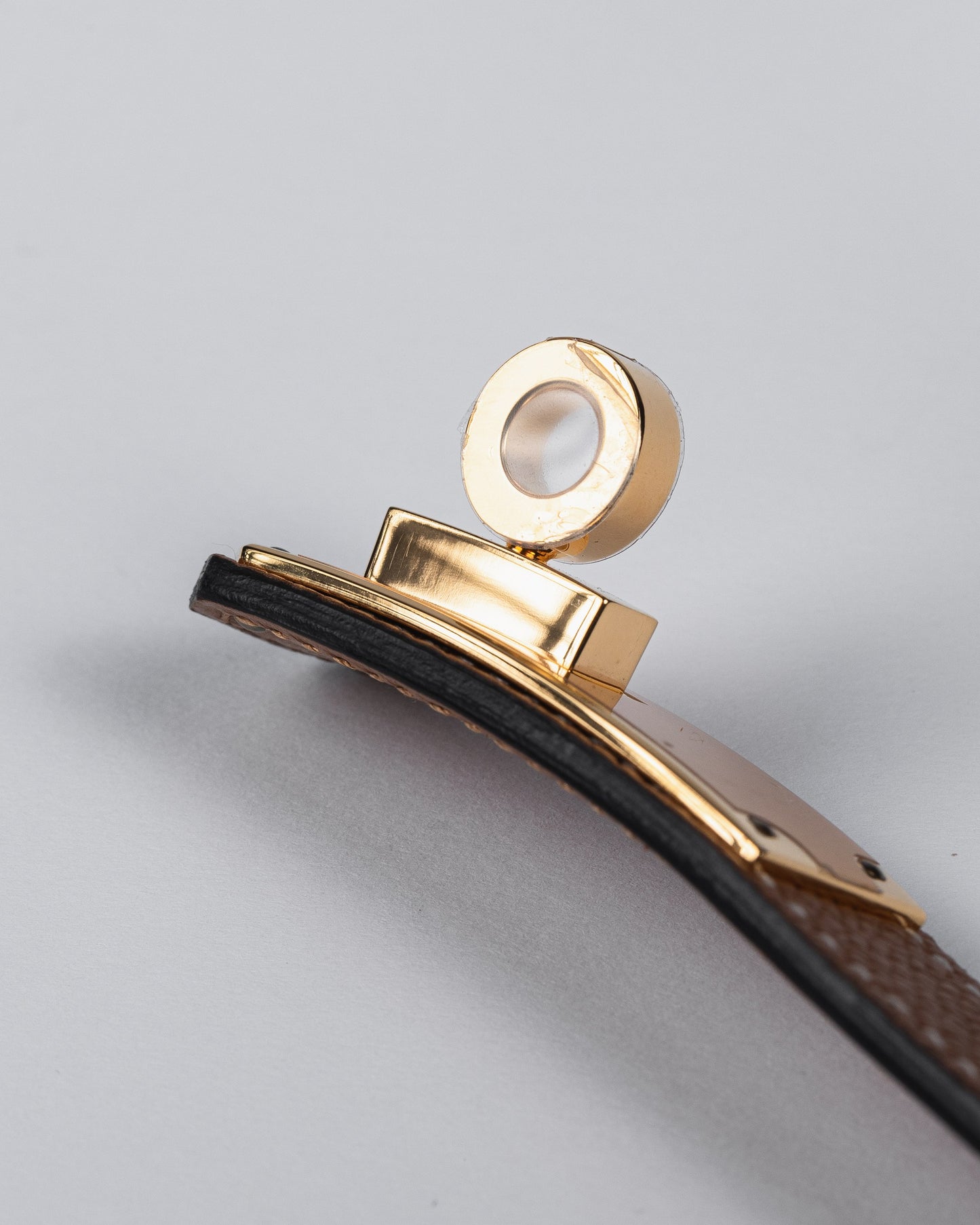 Kelly Belt Gold in Epsom leather with Gold Hardware