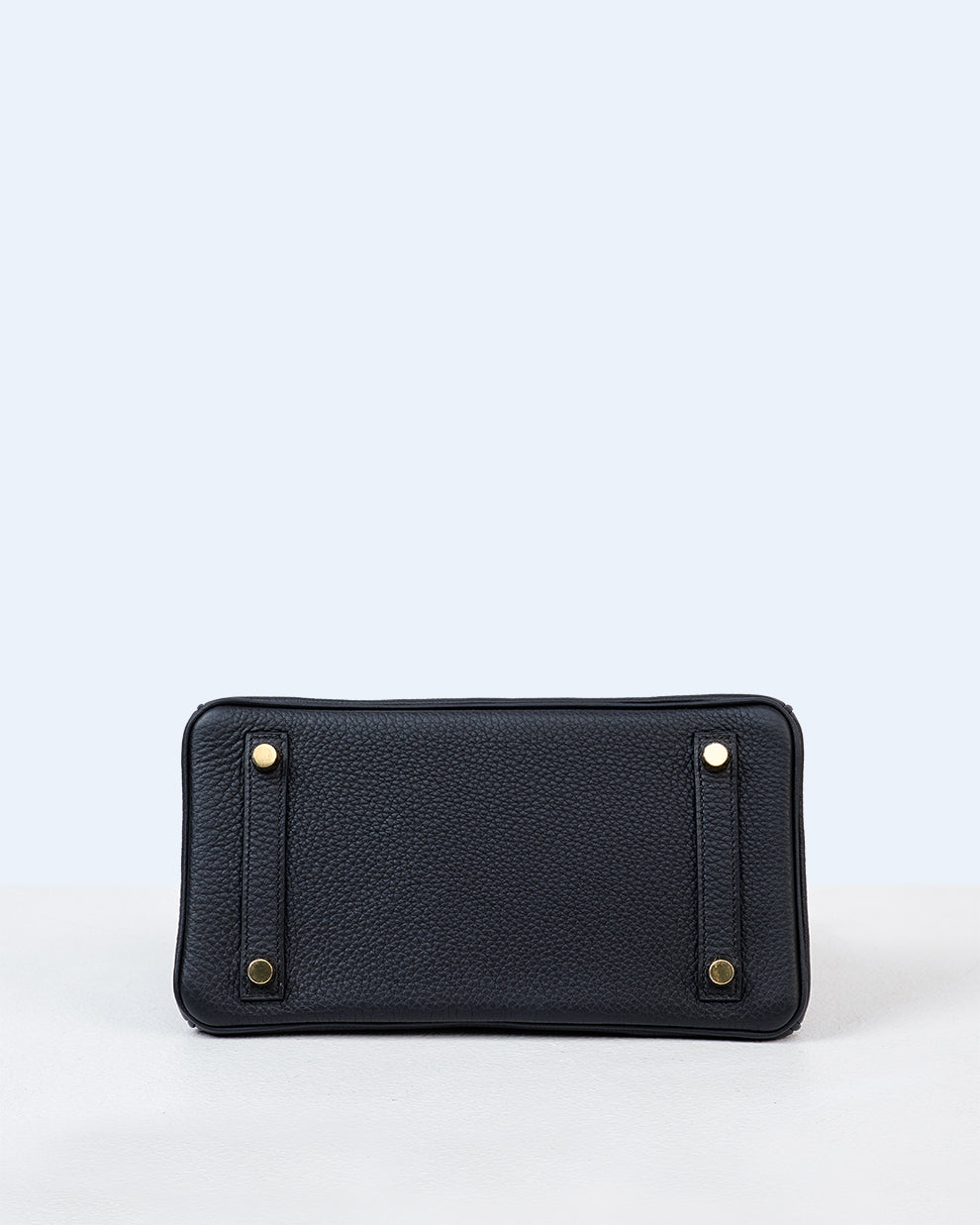 Birkin 25 Black in Togo Leather and Matte Alligator Touch with Gold Hardware