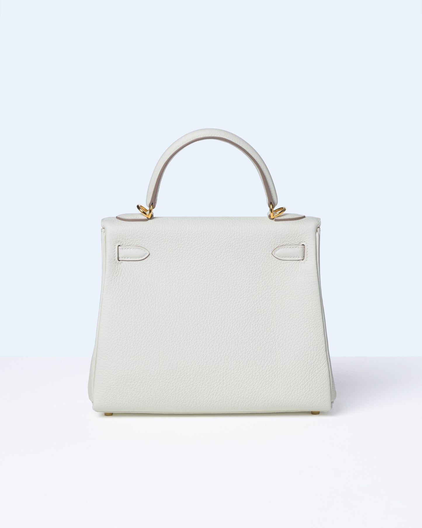 Kelly 25 Mushroom in Togo Leather with Gold Hardware