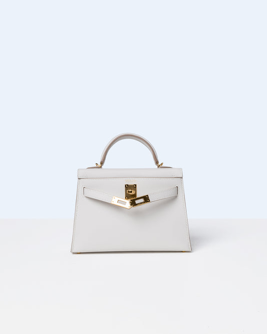 Kelly 20 Nata in Epsom Leather with Gold Hardware