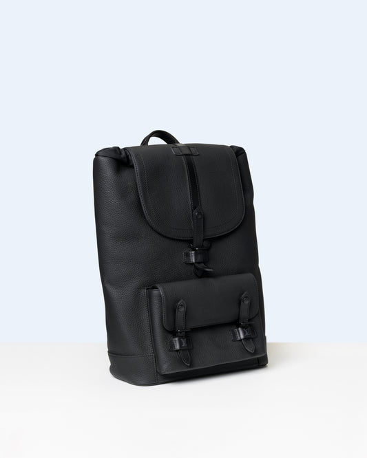 Louis Vuitton Christopher Slim in Taurillon Leather Black Backpack