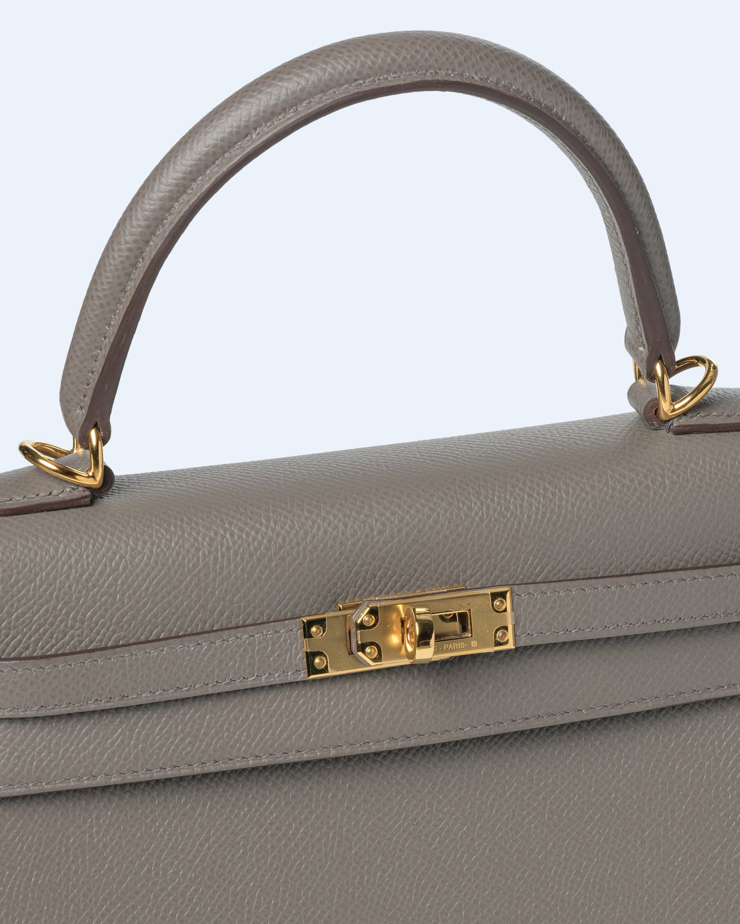 Kelly 25 Etain in Epsom Leather with Gold Hardware