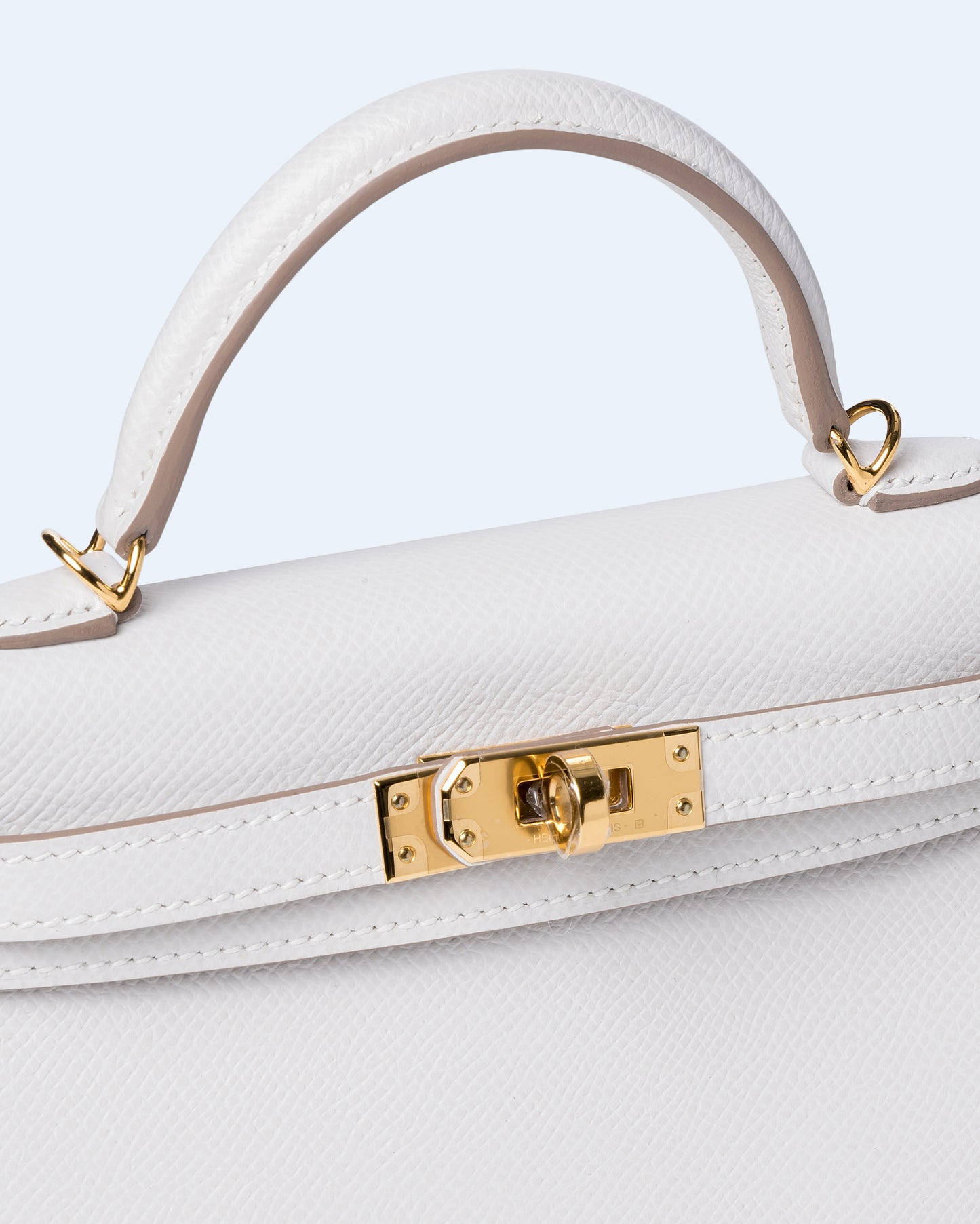 Kelly 20 Nata in Epsom Leather with Gold Hardware