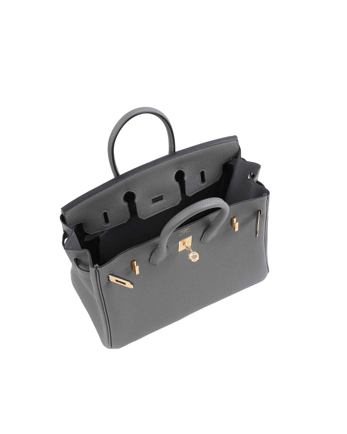 Birkin 25 Gris Meyer in Togo Leather with Gold Hardware