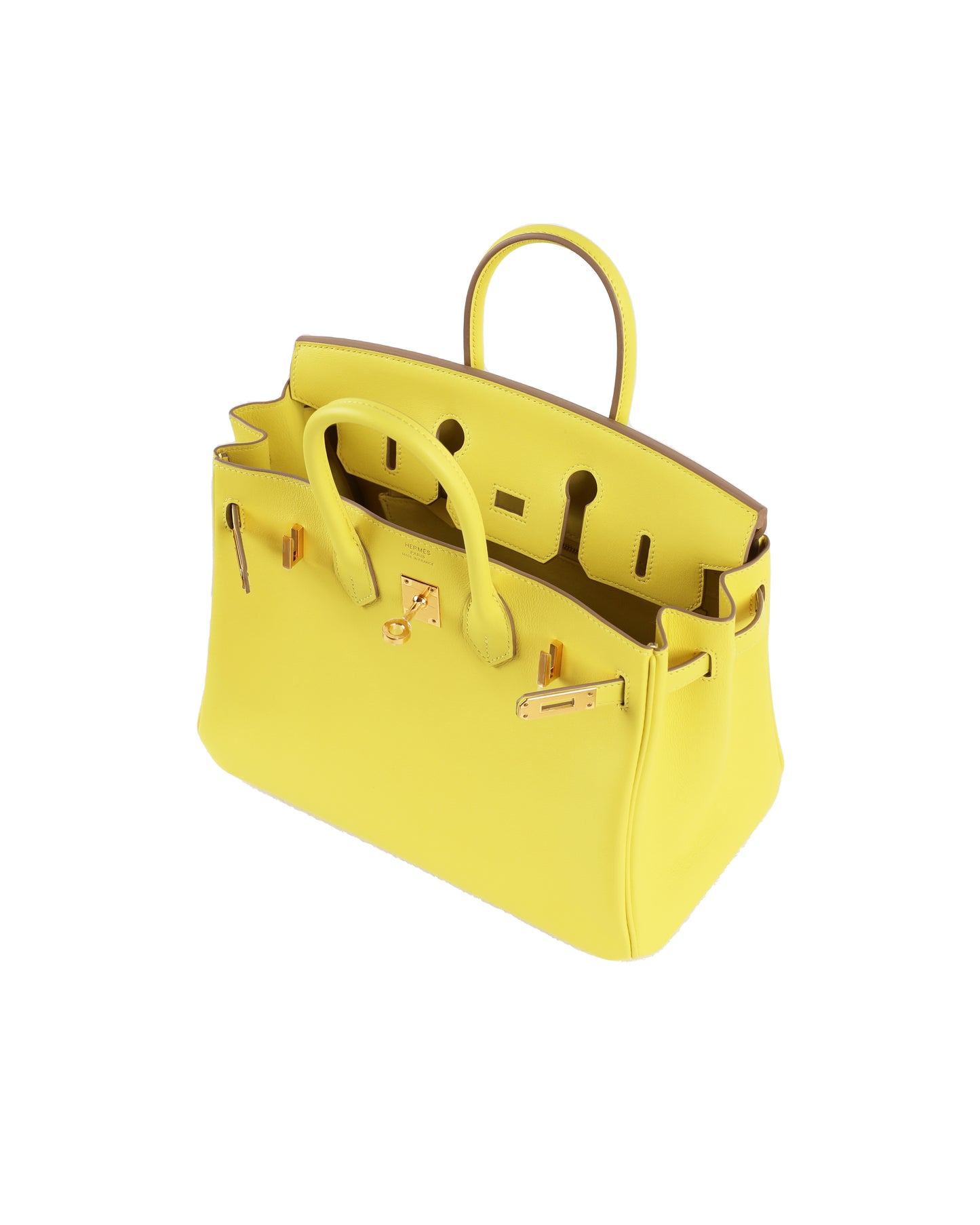 Birkin 25 Lime in Swift leather with Gold Hardware