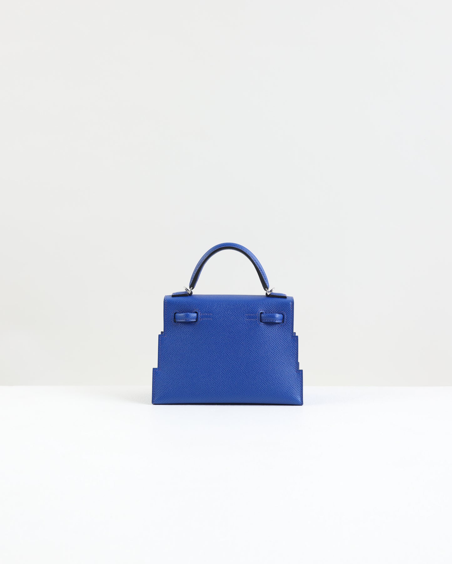 Kelly Doll Quelle Idole Picto Bleu Royale, Nata, Gold Epsom with Palladium Hardware