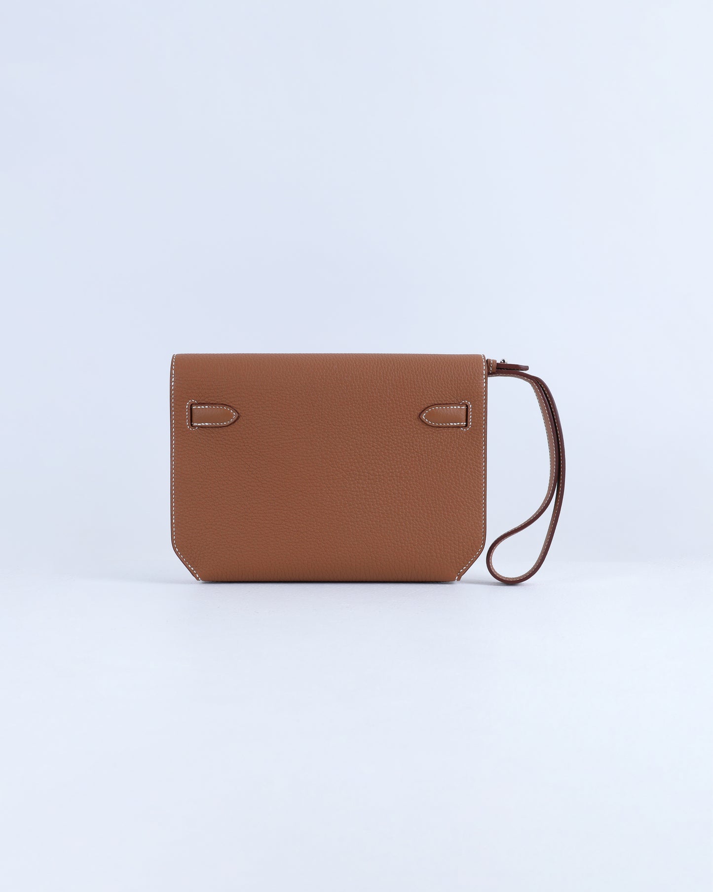 Kelly Depeches 25 Gold in Togo Leather with Palladium Hardware