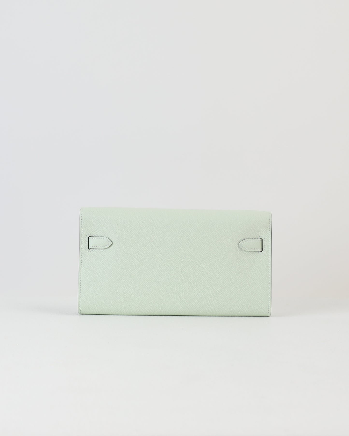 Kelly To Go Vert Fizz in Epsom Leather with Palladium Hardware