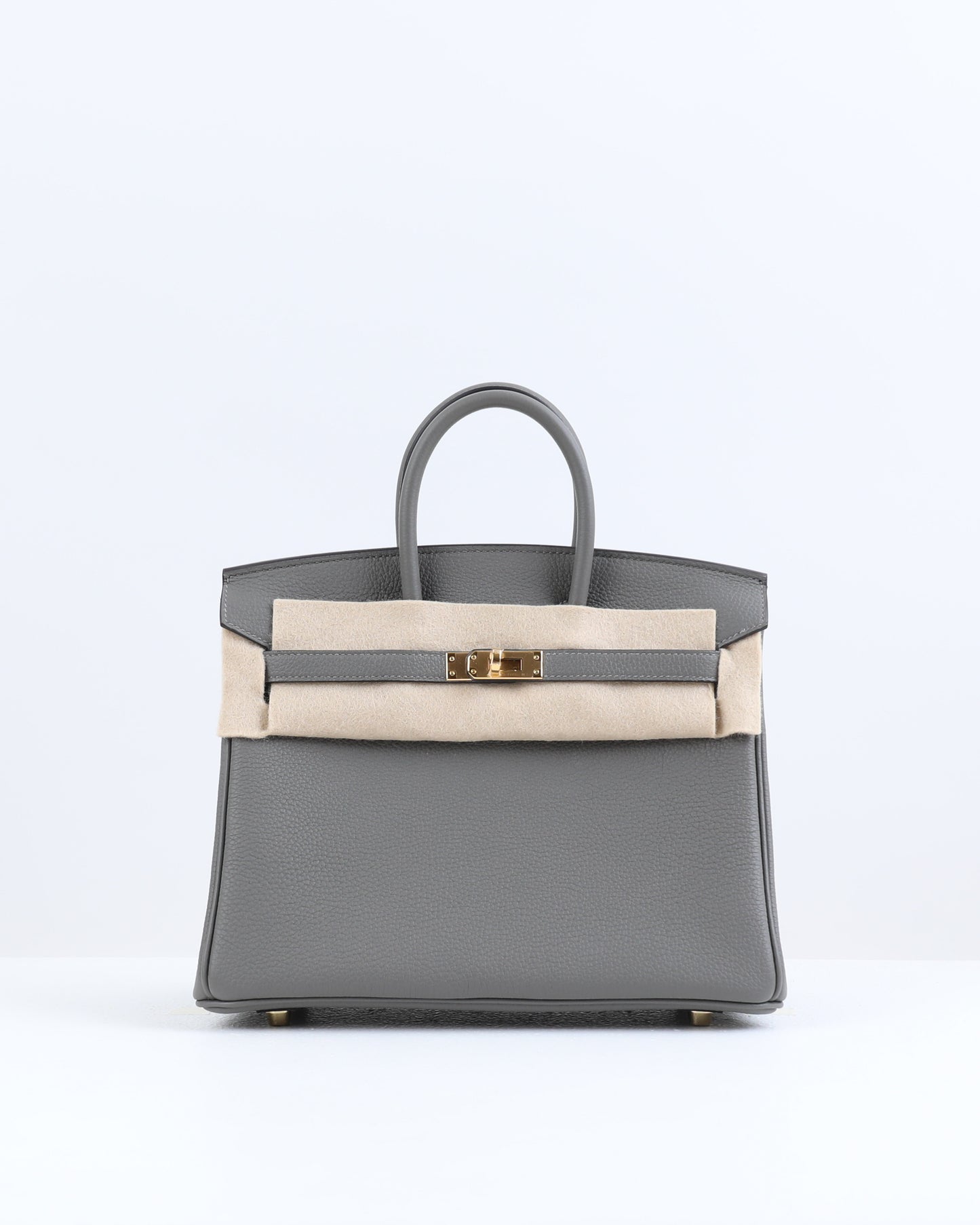 Birkin 25 Gris Meyer in Togo Leather with Gold Hardware