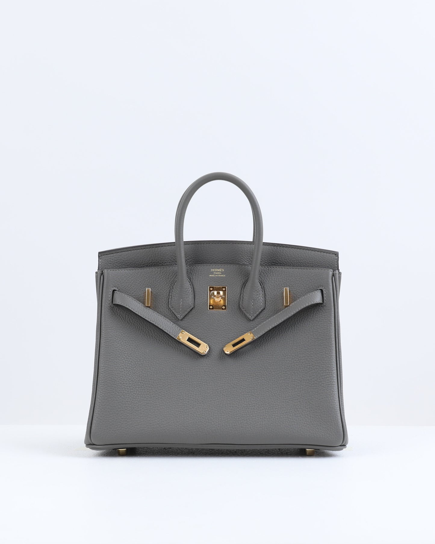 Birkin 25 Gris Meyer in Togo Leather with Gold Hardware
