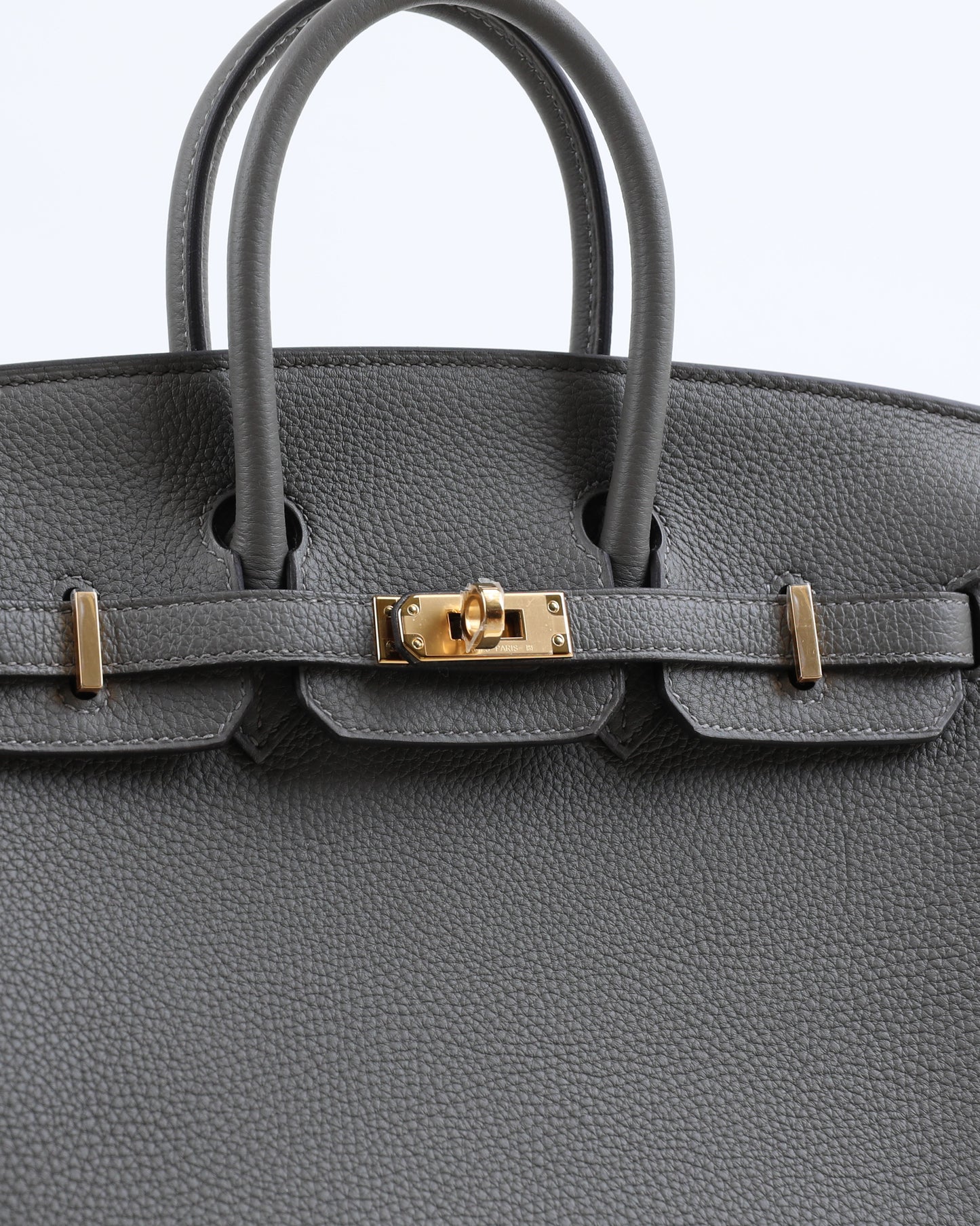 Birkin 25 Gris Meyer in Togo Leather with Gold Hardware