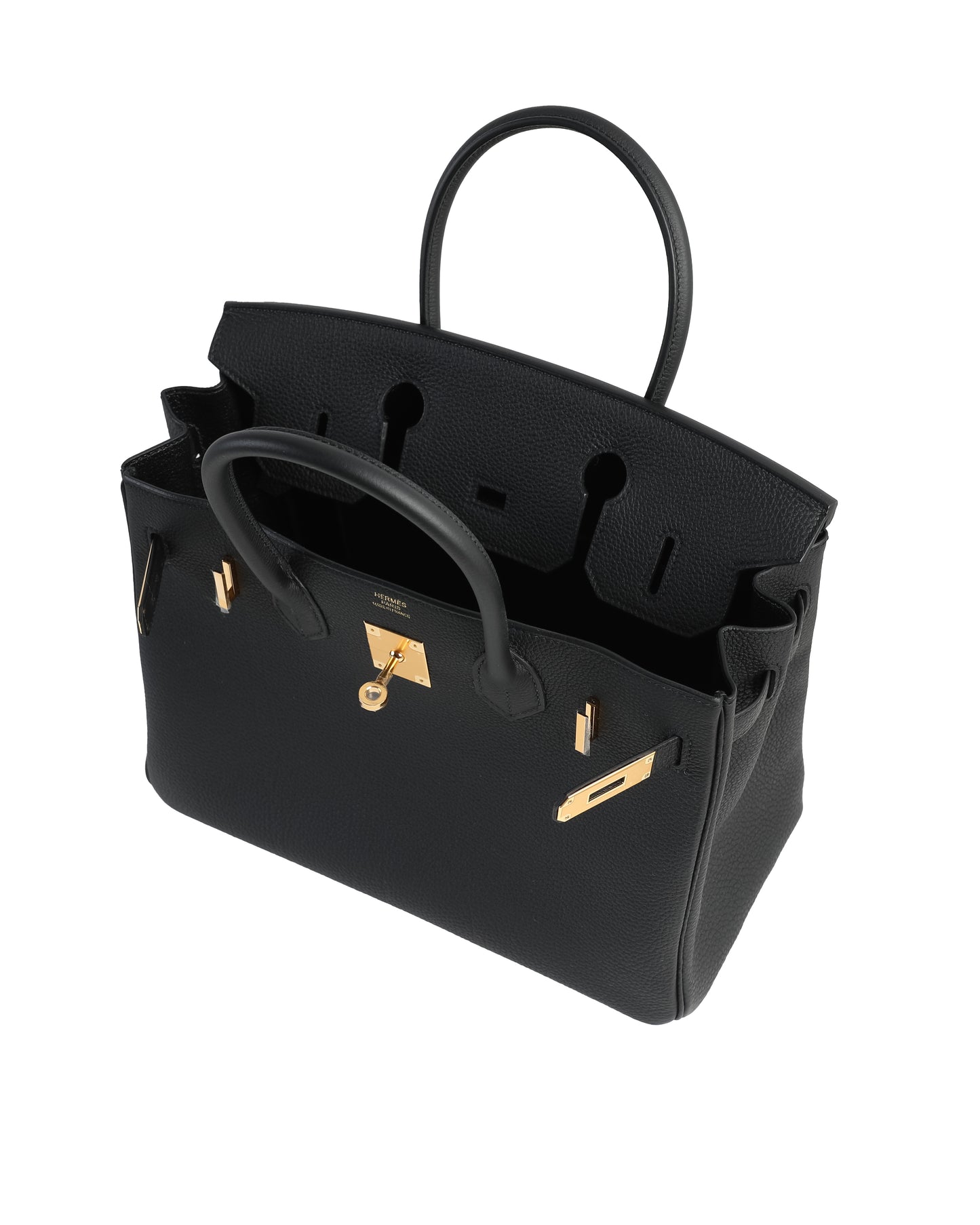 Birkin 30 Black in Togo Leather with Gold Hardware