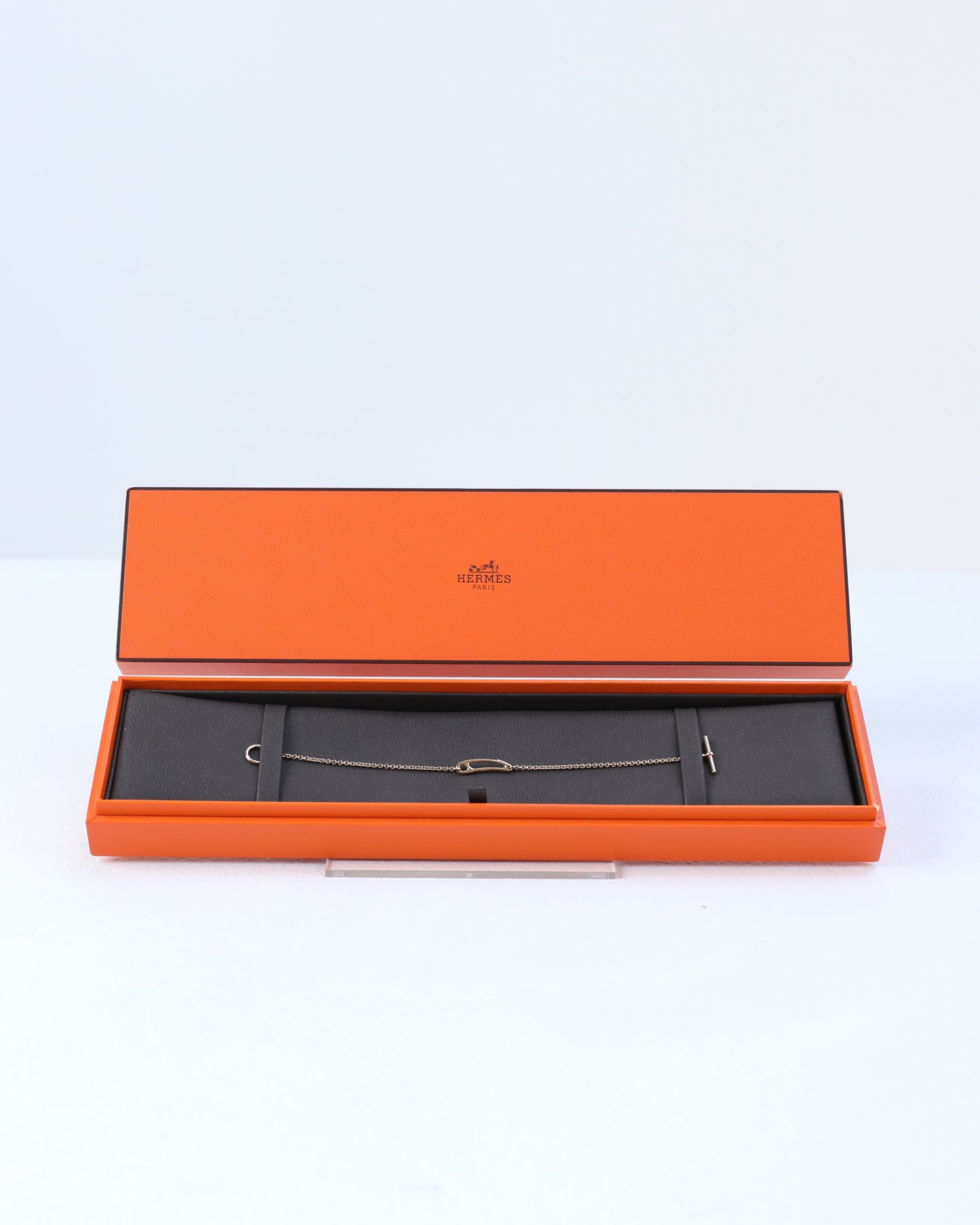 Hermès Chaine D'Ancre Punk Mini Bracelet in Rose Gold