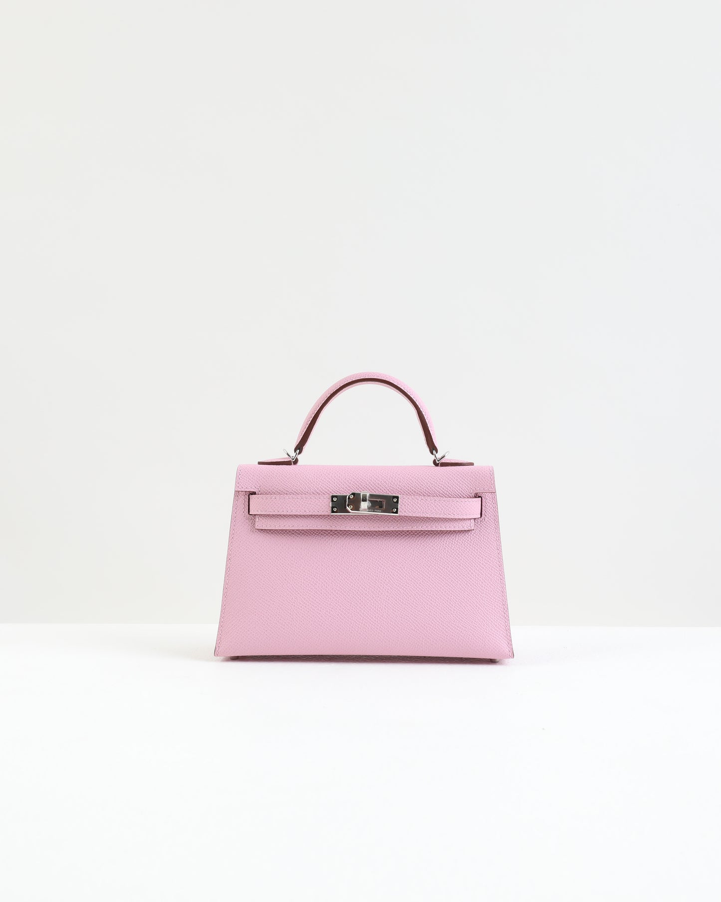 Kelly 20 Sellier Mauve Sylvestre in Epsom Leather with Palladium Hardware
