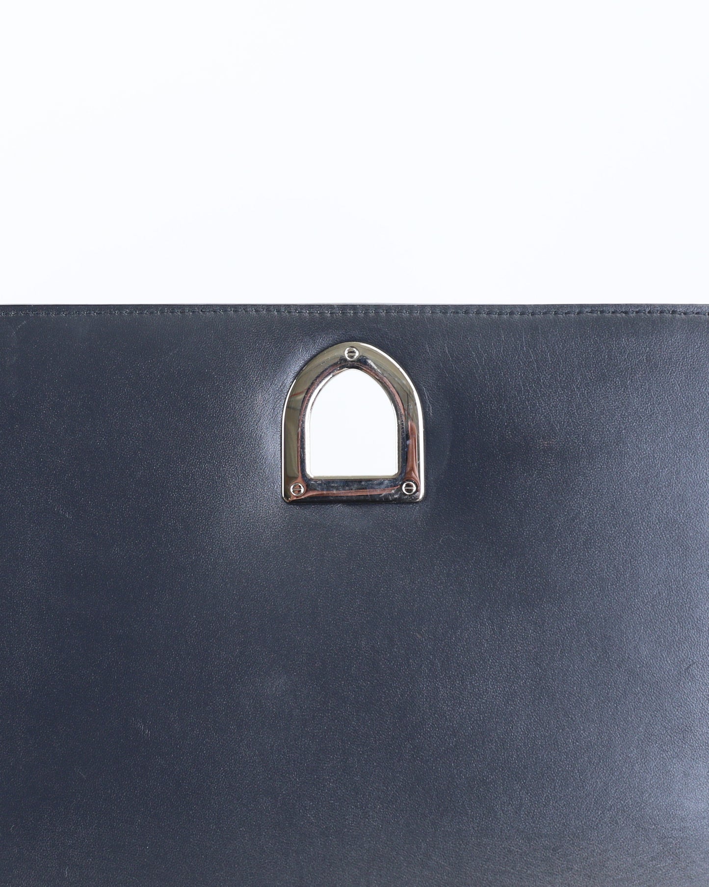 Dior Silver Medium Cannage Patent Leather Diorama Wallet On Chain