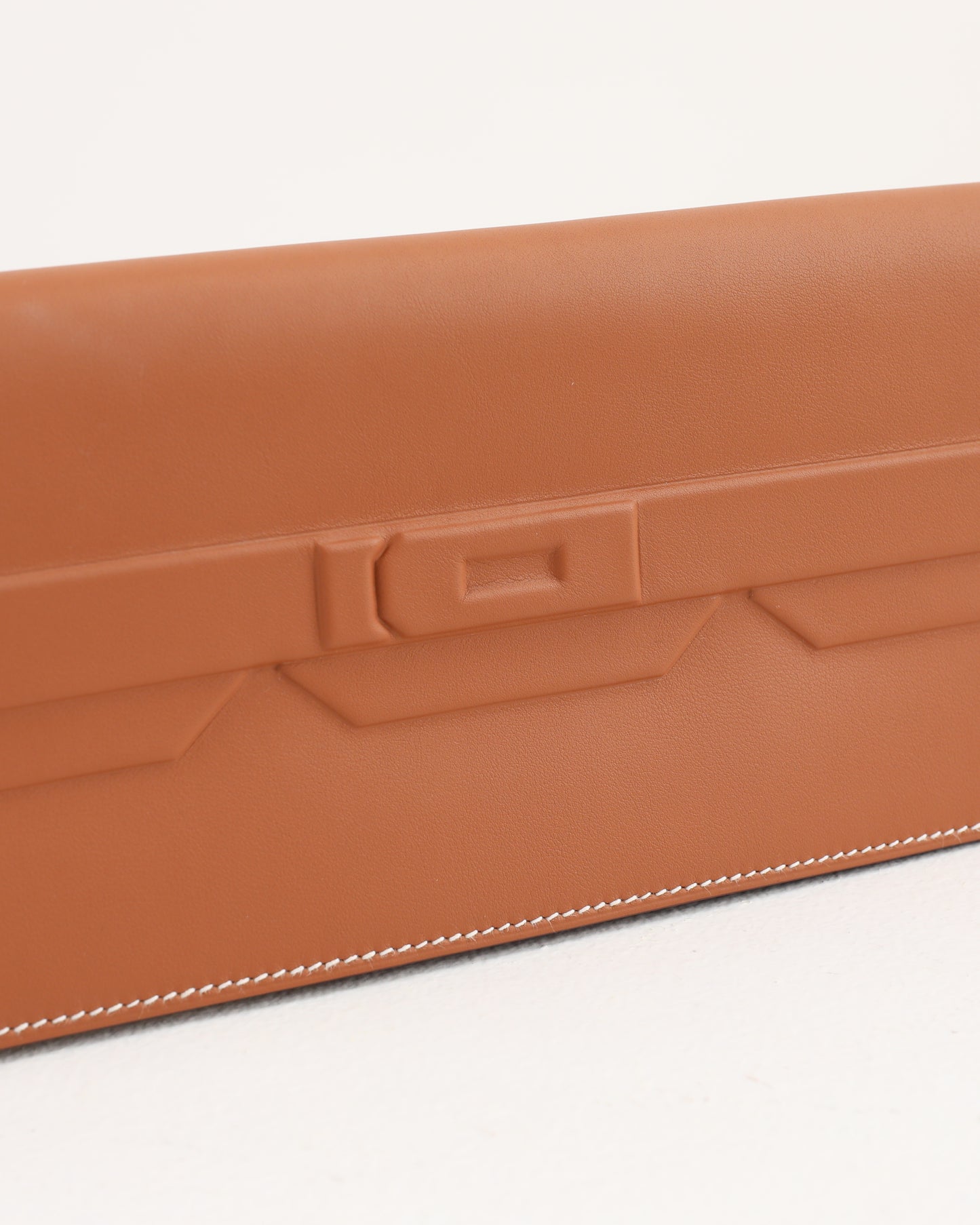 Birkin Clutch Shadow Gold in Swift Calfskin leather