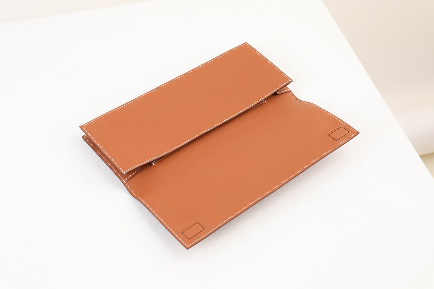 Birkin Clutch Shadow Gold in Swift Calfskin leather