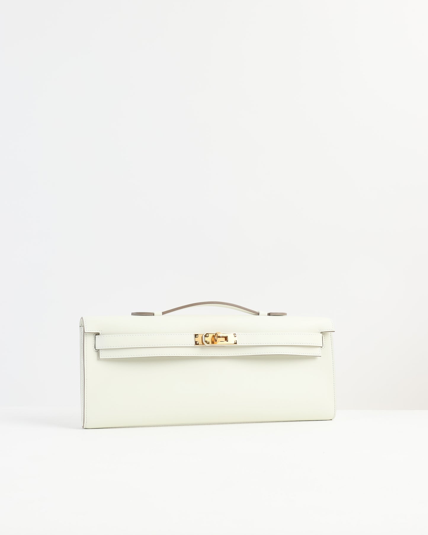 Kelly Cut Mushroom in Swift Leather with Gold Hardware
