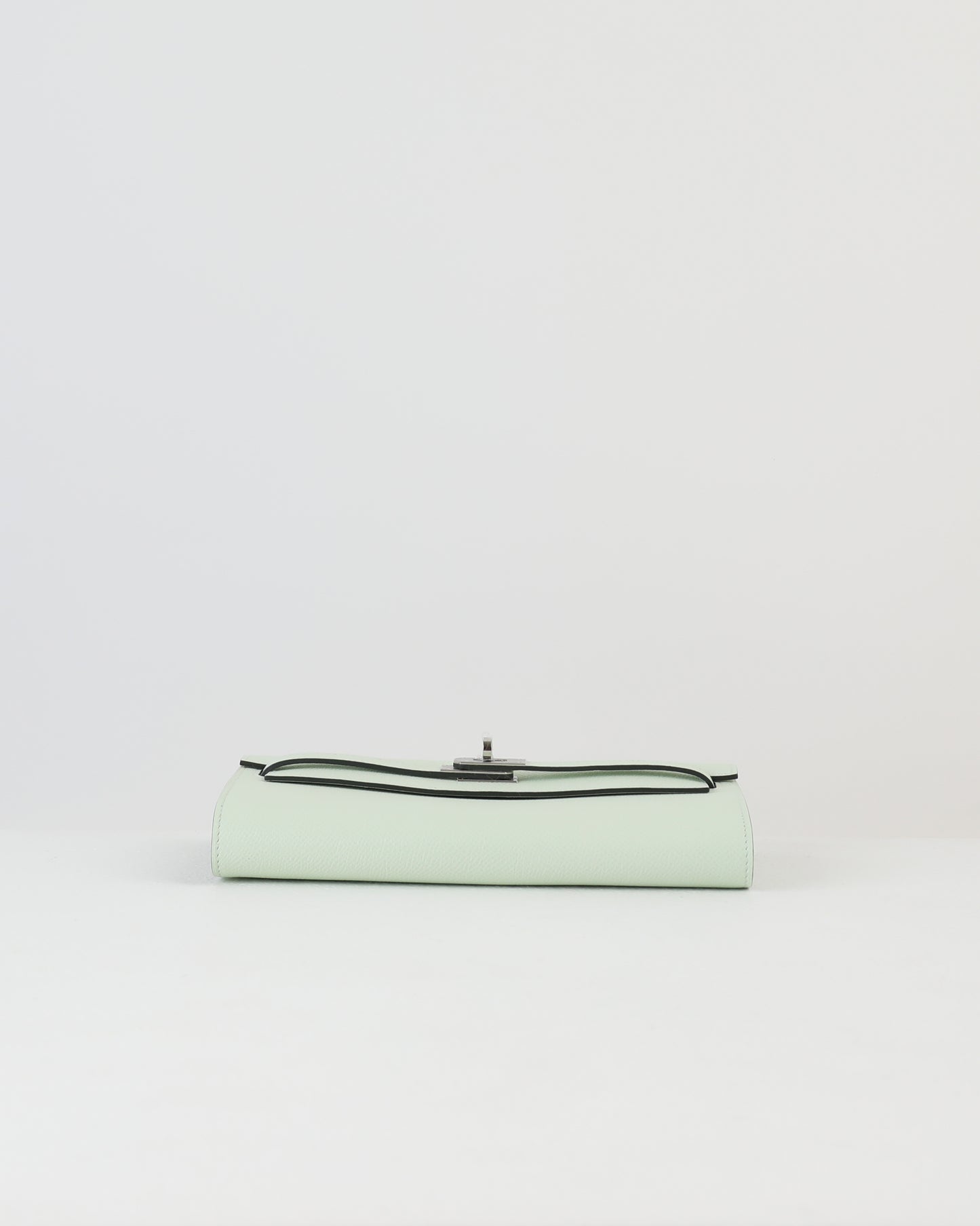 Kelly To Go Vert Fizz in Epsom Leather with Palladium Hardware