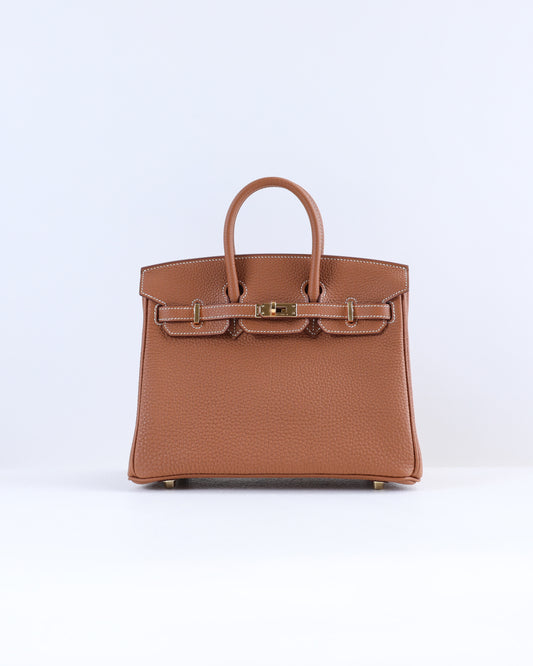 Birkin 25 Gold in Togo Leather with Gold Hardware
