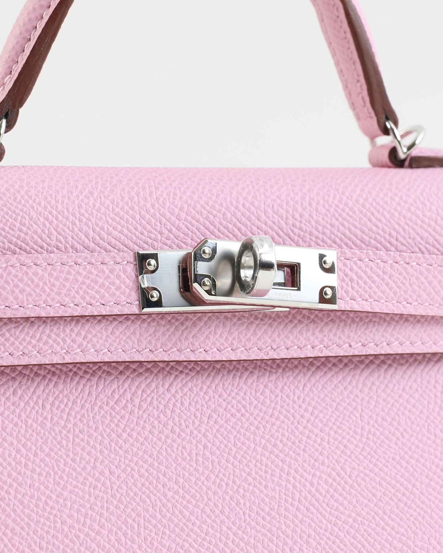 Kelly 20 Sellier Mauve Sylvestre in Epsom Leather with Palladium Hardware
