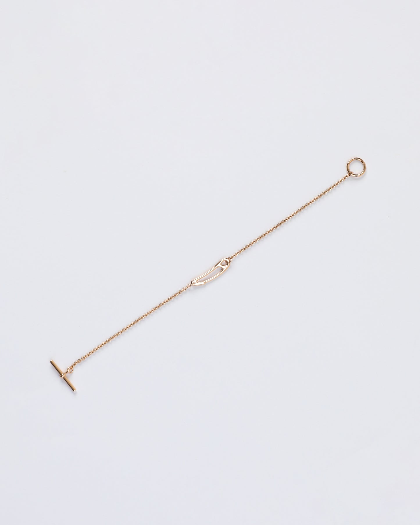 Hermès Chaine D'Ancre Punk Mini Bracelet in Rose Gold