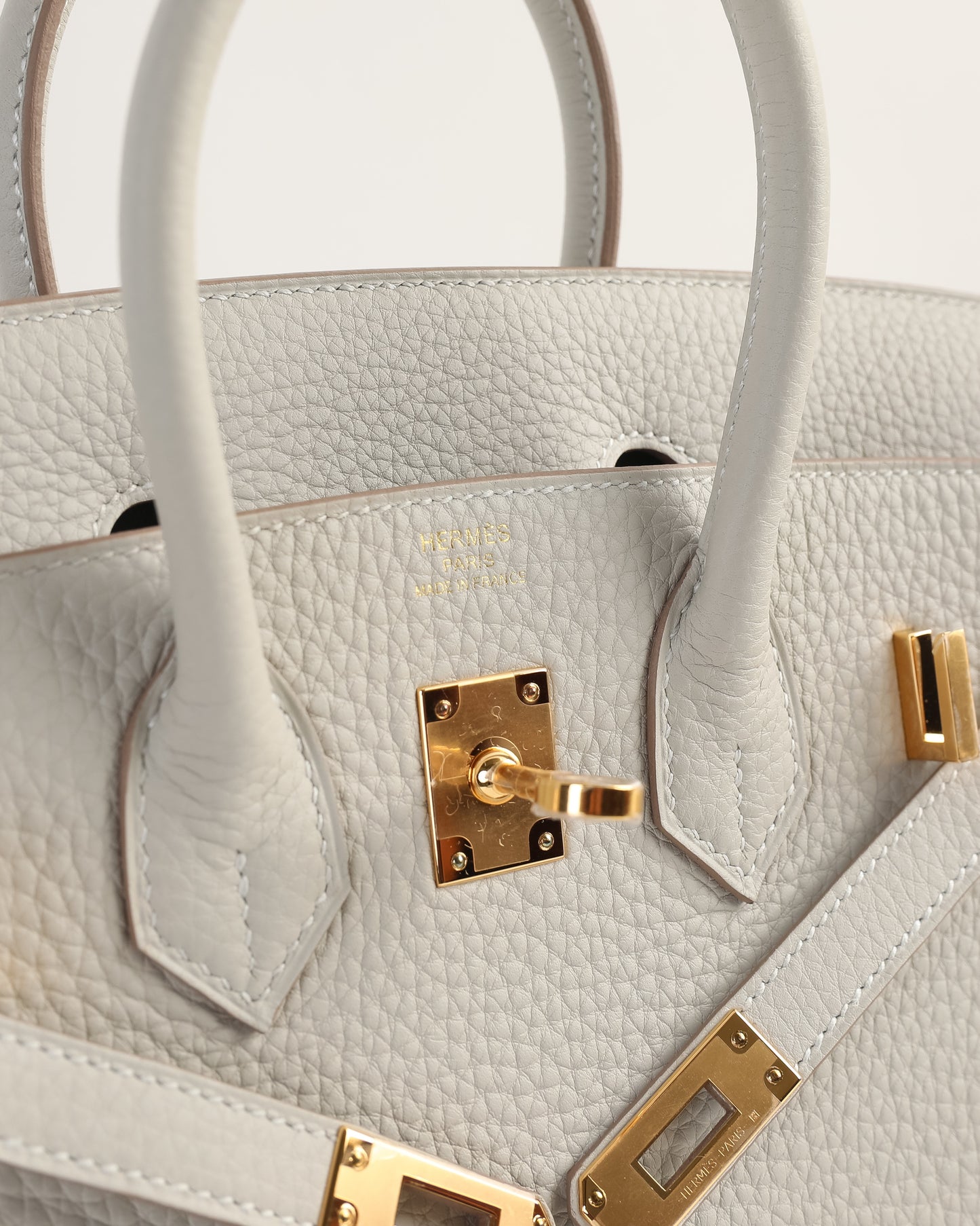 Birkin 25 Gris Perle in Togo Leather with Gold Hardware