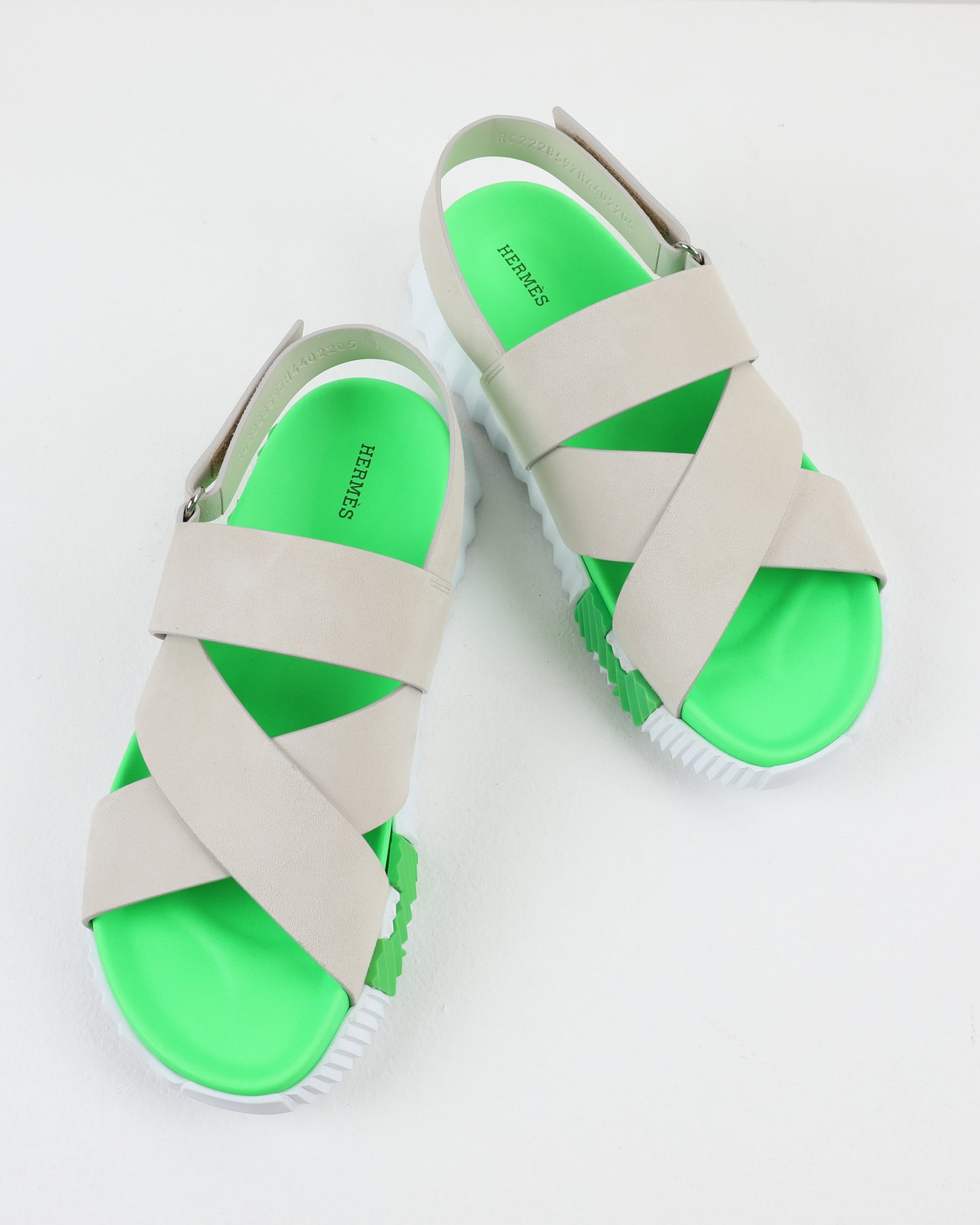 Electric Sandals in Beige Glaise