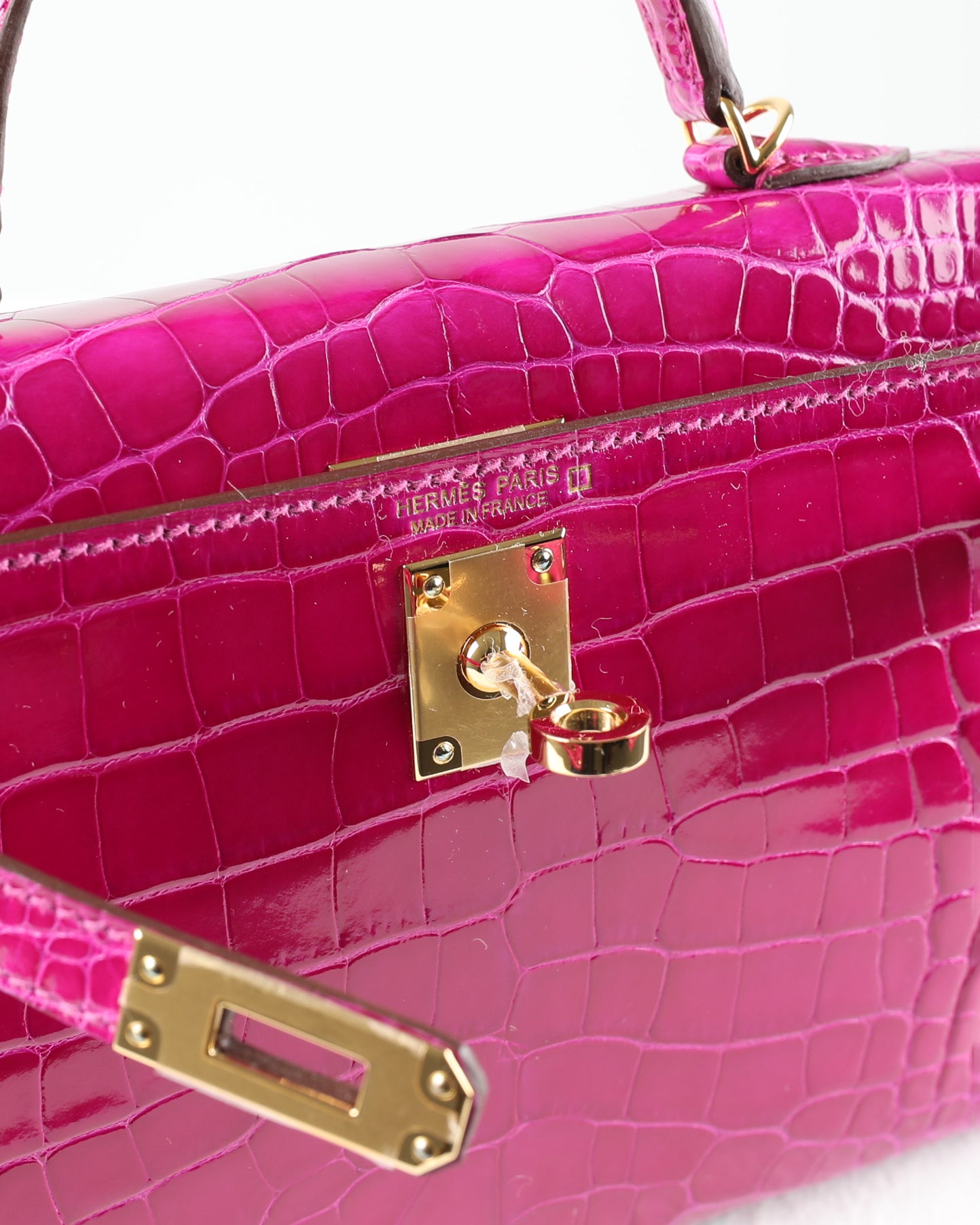 Kelly 20 Rose Scheherazade Sellier Alligator with Gold Hardware