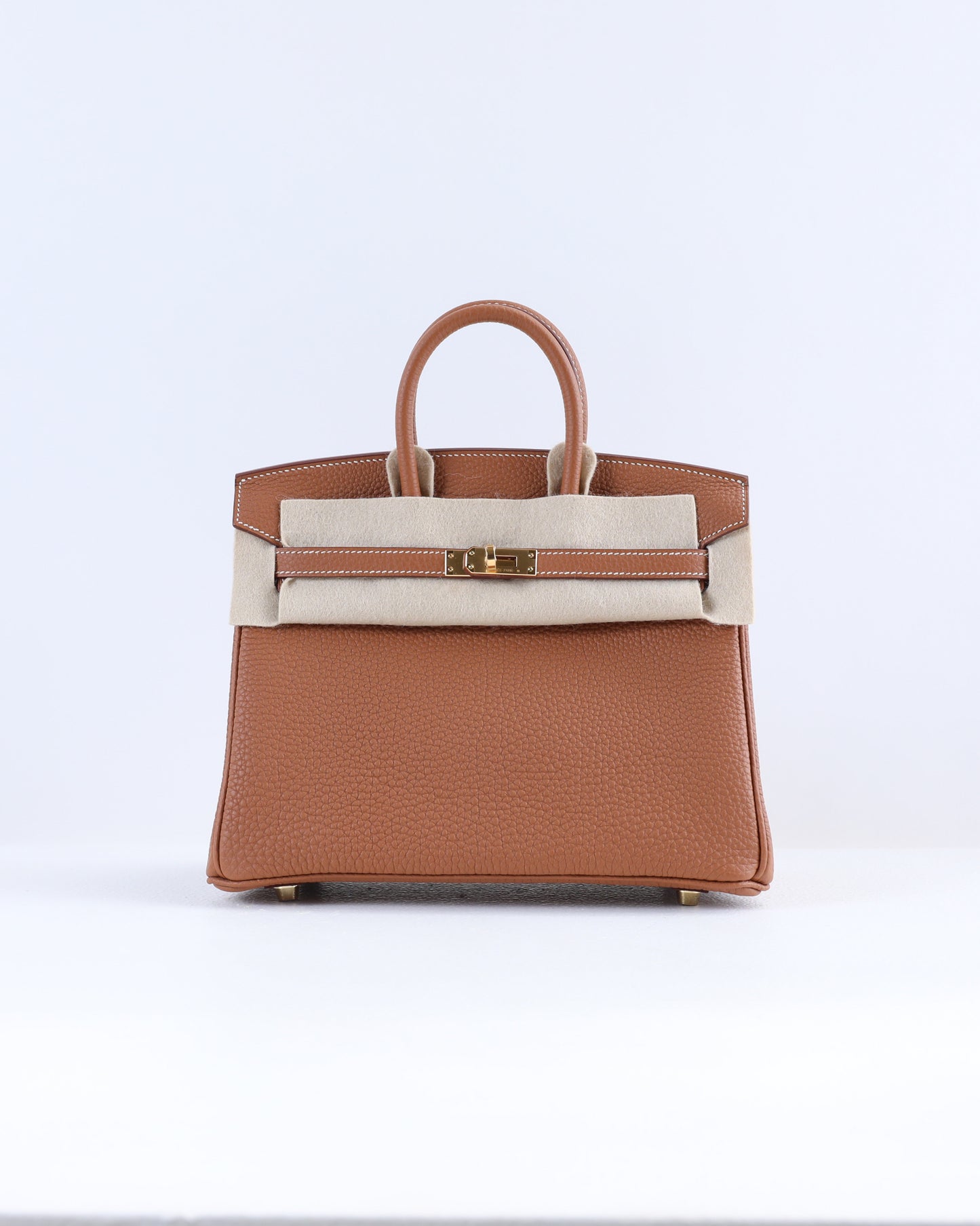 Birkin 25 Gold in Togo Leather with Gold Hardware