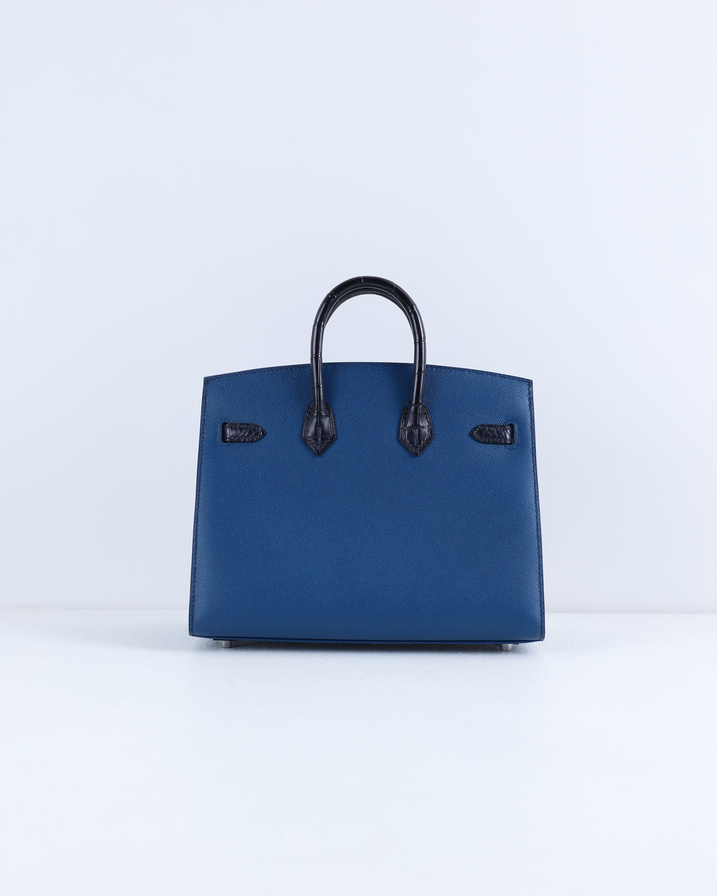 Birkin 20 Faubourg Night Bleu Marine with Palladium Hardware