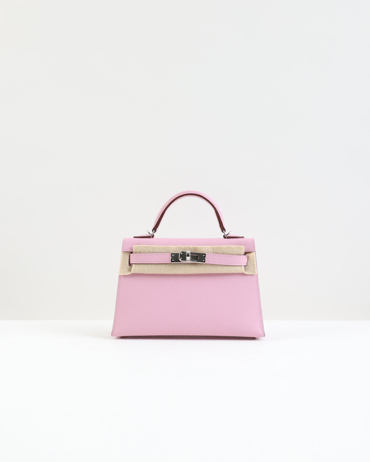 Kelly 20 Sellier Mauve Sylvestre in Epsom Leather with Palladium Hardware