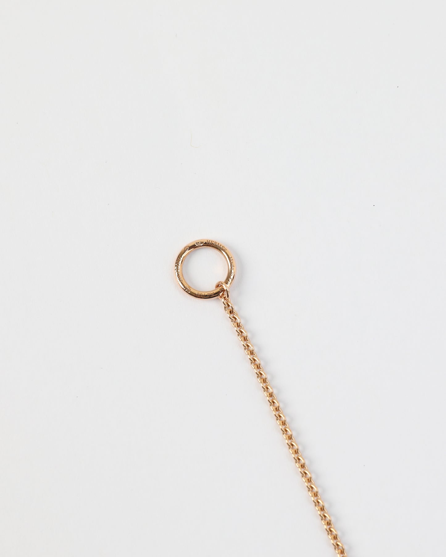 Hermès Chaine D'Ancre Punk Mini Bracelet in Rose Gold